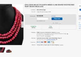 Ruby necklace on Catawiki: Quality & Price – any issues? Better alternatives?