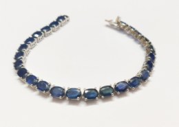 22 Ct Natural Blue Sapphire Bracelet. Etsy.com. Are these blue sapphires natural?