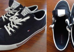 Are these Tommy Hilfiger textile sneakers counterfeit?